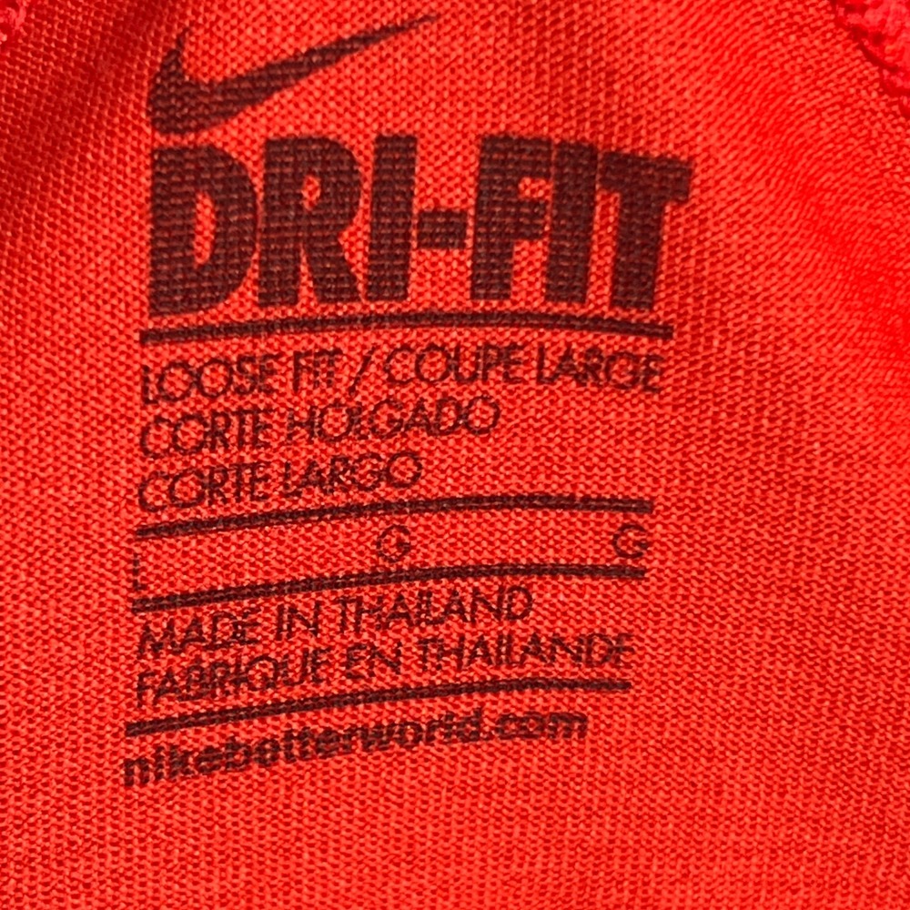 Nike Dri-FIT Womens Loose Fit Tank Top Red Just Do It Racerback 694367-696 L - Picture 3 of 6